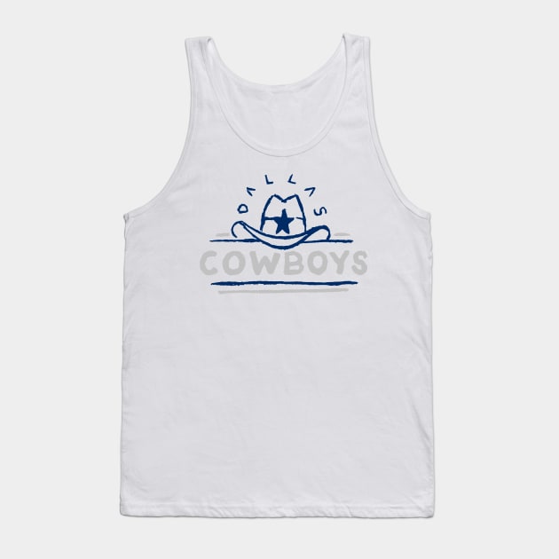 Dallas Cowbooooys 04 Tank Top by Very Simple Graph